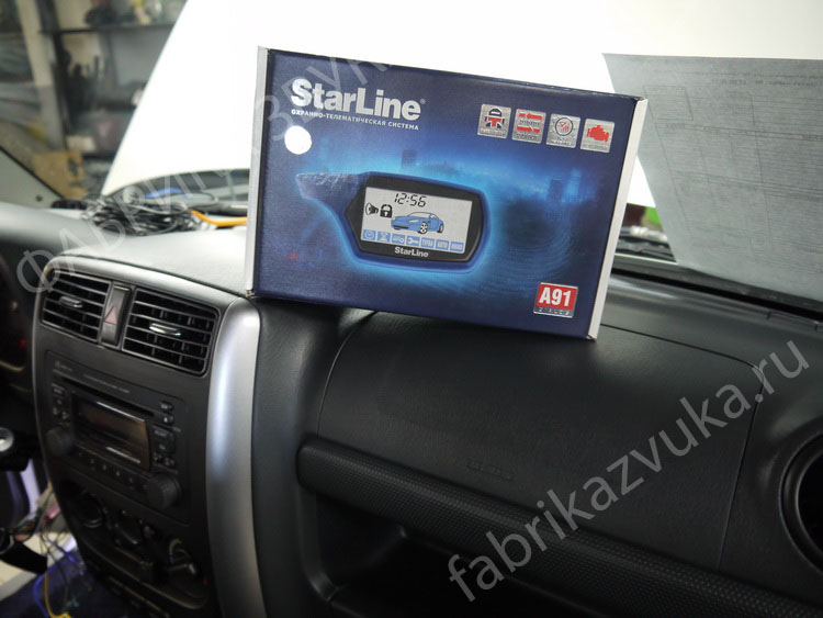 Установка Starline A91 на Suzuki Jimny