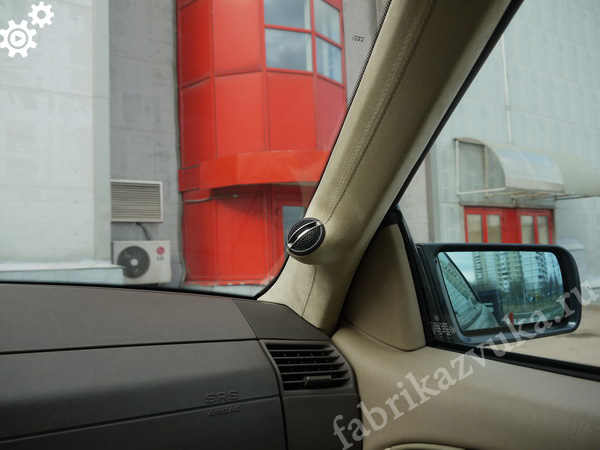 Установка пищалок в стойки дверей Merсedes-Benz SL320 R129