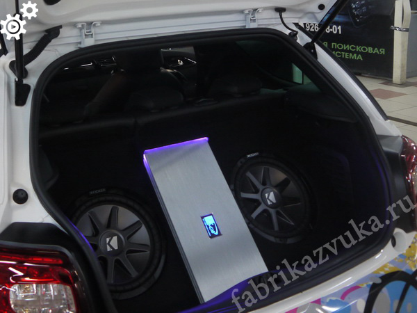 Установка автозвука в багажник Citroen DS3