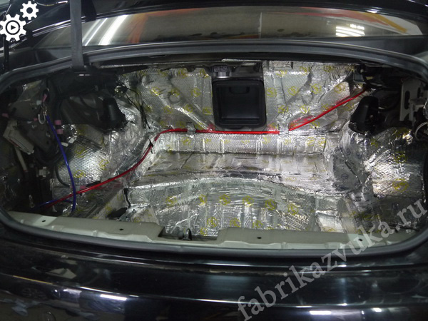 Шумоизоляция багажного отделения Lexus GS430