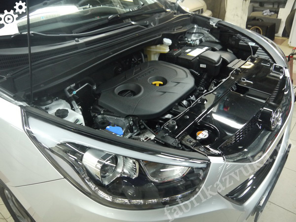 Установка автосигнализации Hyundai ix35