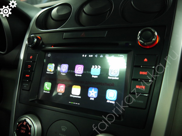 Андроид магнитола с навигацией в Mazda CX-7