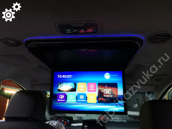 Монтаж монитора в Hyundai Staria