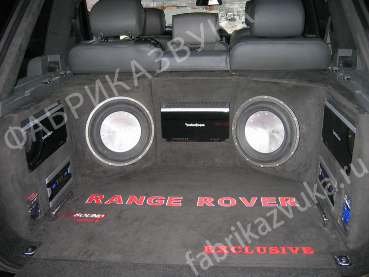 Эксклюзивный автозвук от Фабрики Звука для Range Rover Sport