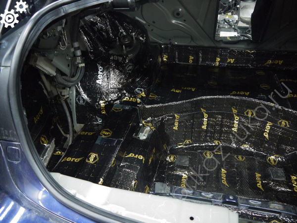 Шумоизоляция багажника и арок Lexus GS III