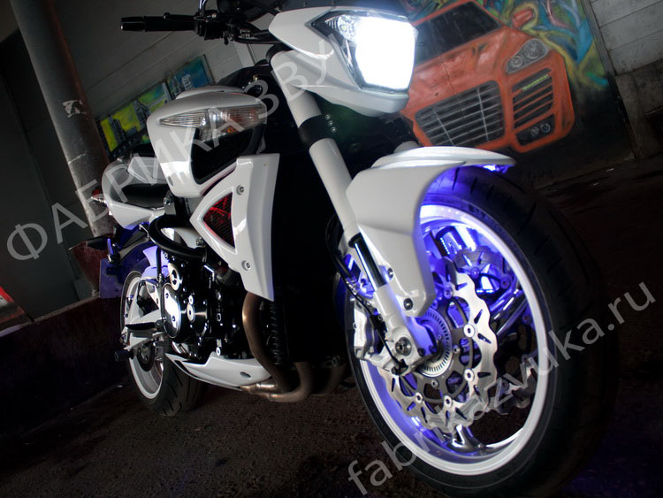 Подсветка колес мотоцикла
