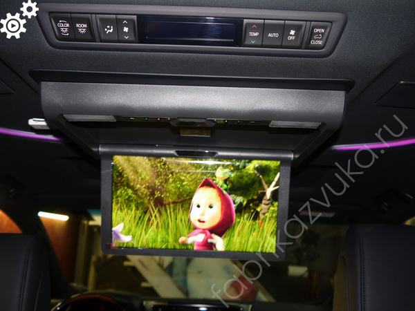 Установка монитора в Toyota Alphard III
