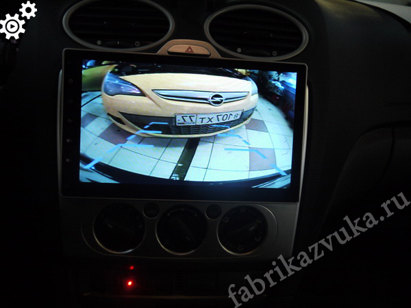 Установка магнитолы с большим дисплеем на Ford Focus 2 Рестайлинг