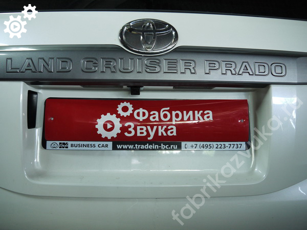 Установка камеры на штатный монитор Toyota LC Prado 150 Рест.1