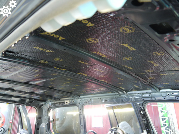 Виброизоляция потолка | Toyota Land Cruiser 105
