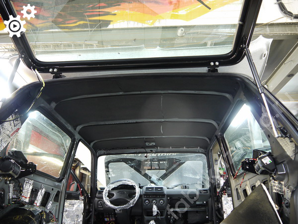 Шумоизоляция потолка Lada 4x4 Niva