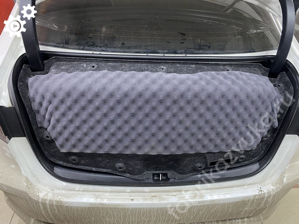 Шумоизоляция обшивки крышки багажника | Toyota Corolla XII (E210)