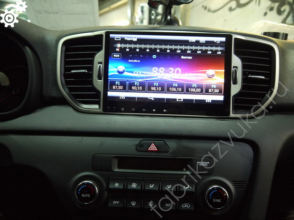 Магнитола на Андроид в Kia Sportage IV