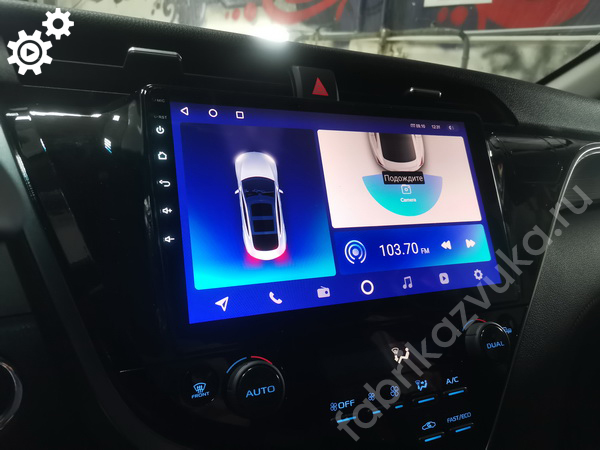 Установка штатной Андроид магнитолы в Toyota Camry XV70