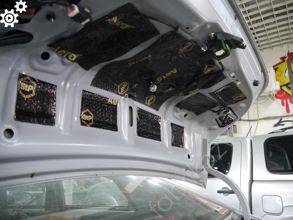 Виброизоляция крышки багажника Hyundai Solaris II