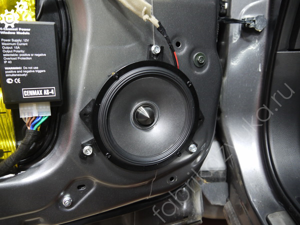 Установка передних динамиков в Nissan Murano II Z51 Рест.2