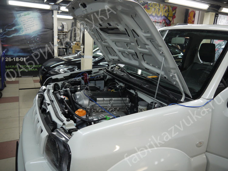 Suzuki Jimny - установка сигнализации