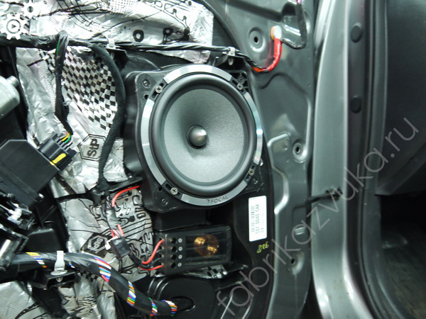 Установка передних динамиков в Hyundai Sonata VII