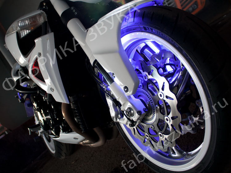 Подсветка колес и дисков мотоцикла