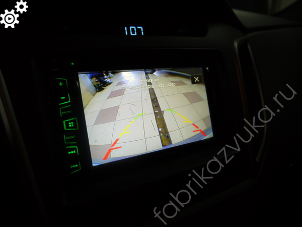 Изображение с камеры на дисплее магнитолы в Hyundai Creta