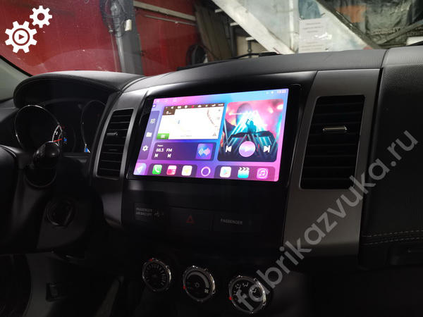 Монтаж автомагнитолы в Peugeot 4007