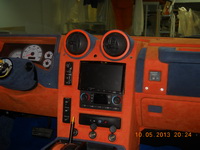 Перетяжка торпеды и приборной панели - Hummer H2