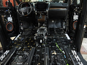Шумоизоляция салона Toyota Alphard III