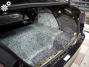 Шумоизоляция багажника  Toyota Camry VIII (XV70)