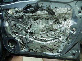 Шумоизоляция дверей Honda CR-V III