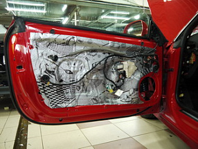 Шумоизоляция дверей Audi A5