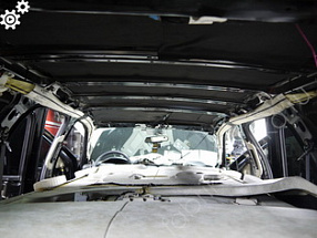 Виброизоляция потолка Chevrolet Tahoe III