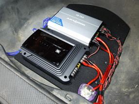 Усилители на акустику и сабвуфер в Honda CR-V II
