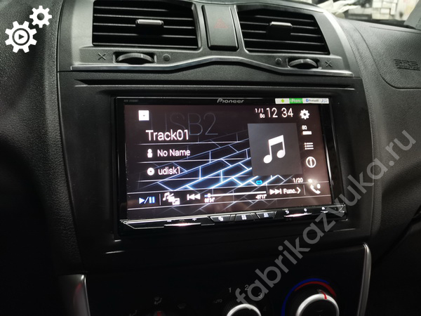 Установка Pioneer AVH-Z9100BT в Lada Granta FL