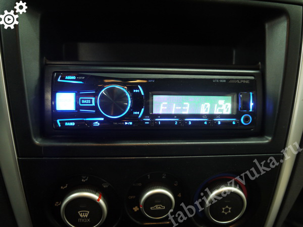 Установка магнитолы 1 дин на Datsun on-DO