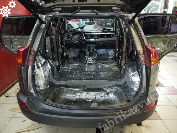 Полная шумоизоляция салона Toyota RAV4