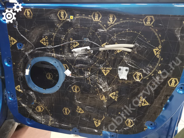 Внешний слой виброизоляции правой передней двери | Hyundai Creta I Внешний слой виброизоляции правой передней двери | Hyundai Creta I