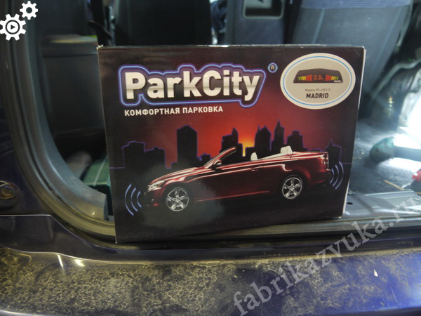 Парктроник ParkCity - установка на Honda Stream