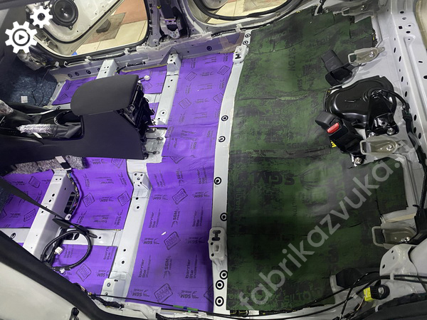 Второй слой шумоизоляции пола | Toyota Corolla XII (E210) Второй слой шумоизоляции пола | Toyota Corolla XII (E210)