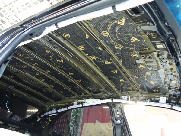 Слой виброизоляции потолка Toyota Camry VIII