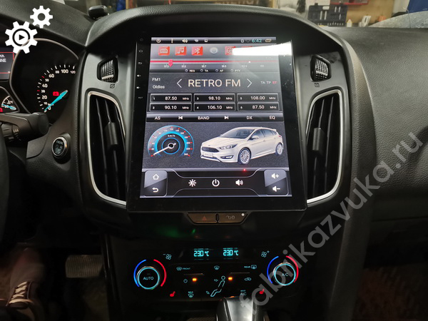 Tesla-style магнитола в Ford Focus 3 Рестайлинг