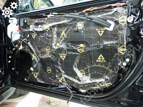 Виброизоляция дверей Toyota Camry VIII (XV70)