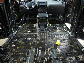 Шумоизоляция салона Toyota LC Prado 150 I Рестайлинг