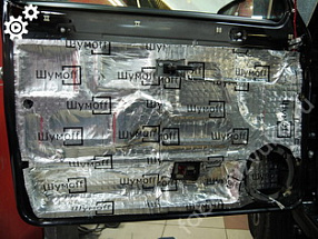 Виброизоляция дверей Lada Niva 4x4