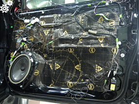Виброизоляция дверей Toyota LC Prado 150 I Рест.