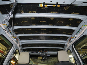 Шумоизоляция потолка Mazda CX-5 I
