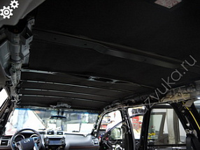 Шумоизоляция потолка Toyota LC Prado 150 I Рест.