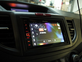 Установка автомагнитолы в Honda CR-V IV