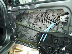 Акустическая виброизоляция дверей Hyundai Sonata VII